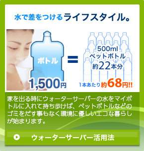 バナジウム天然水「富士の水音」　水で差をつけるライフスタイル　オーエヌエス株式会社